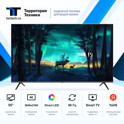 55" Телевизор RAZZ HH55USY25F